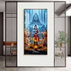 Shiva's Blessing Premium Acrylic Vertical Wall Art