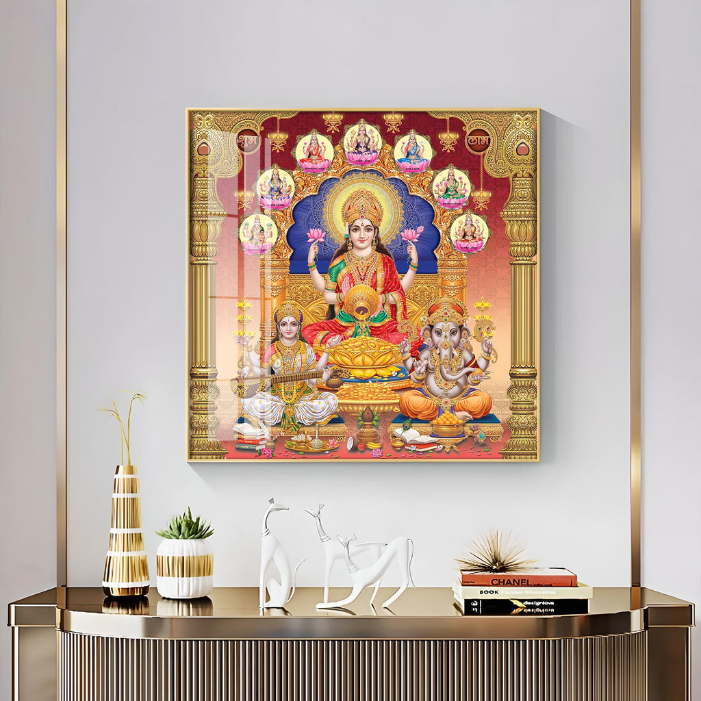 Deitic Symphony Premium Acrylic Square Wall Art