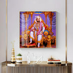 Shivaji Maharaj The Royal Premium Acrylic Square Wall Art