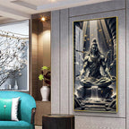 Shiv Sadhana Premium Acrylic Vertical Wall Art