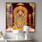 Lord Venkateswara Premium Acrylic Square Wall Art