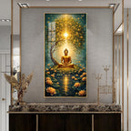 Buddha Harmony Haven Premium Acrylic Vertical Wall Art