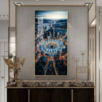 Skyline Canvas Premium Acrylic Vertical Wall Art