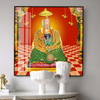 Shri Tulja Bhavani Premium Acrylic Square Wall Art