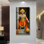 Cheeranjivi Hanuman Premium Acrylic Vertical Wall Art