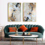 Luxe Canvas Premium Acrylic Vertical Wall Art (Set Of 2)