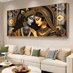 Abstract Radha Krishan Imperfect Art Premium Acrylic Horizontal Wall Art