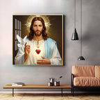 Jesus Christ Premium Acrylic Square Wall Art
