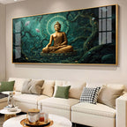 Buddha's Embrace Premium Acrylic Horizontal Wall Art