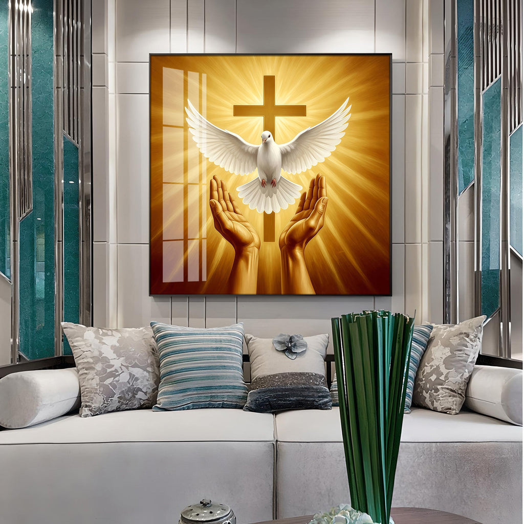 Pavitra Bible Vachan Premium Acrylic Square Wall Art