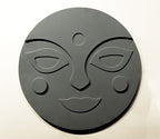 Stylish Round 3D Face Wall Hanging Decor Set