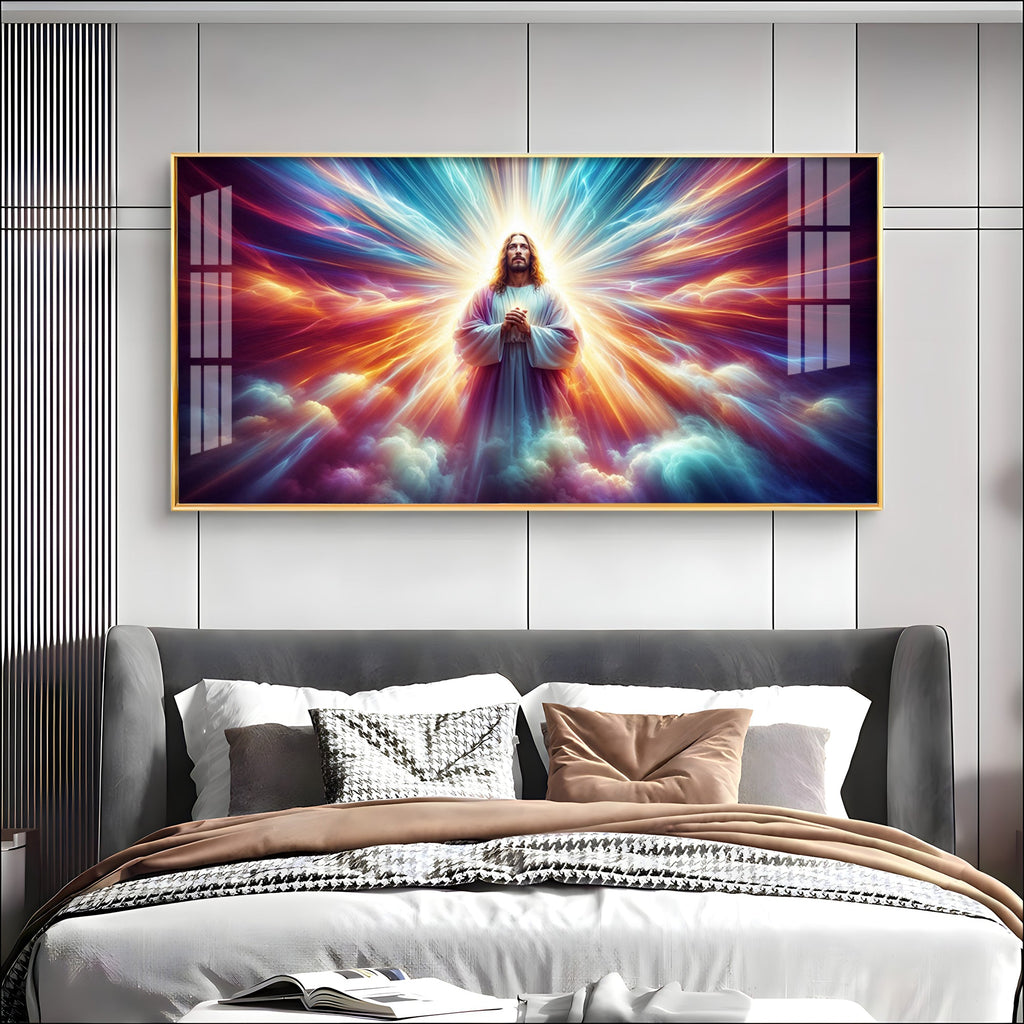 Jesus In Twilight Premium Acrylic Horizontal Wall Art