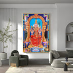 Goddess Kamakshi Amman Premium Acrylic Vertical Wall Art