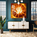 Spiritual Om Premium Acrylic Square Wall Art