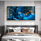 Mahadev In Spiritual Endeavor Premium Acrylic Horizontal Wall Art