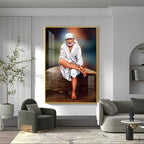 Shirdi Sai Premium Acrylic Vertical Wall Art