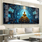 Luxe Zen Buddha Premium Acrylic Horizontal Wall Art
