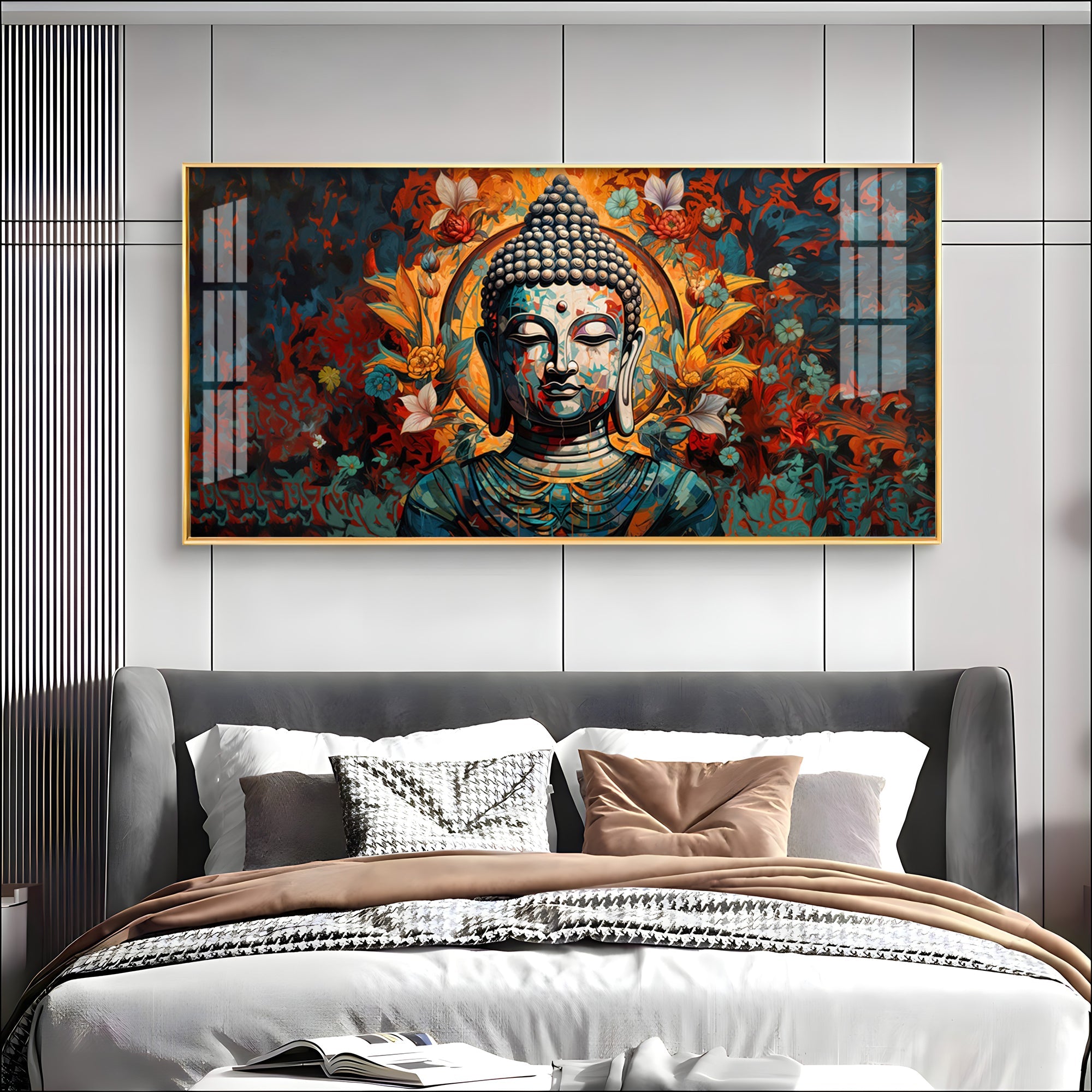 Enlightenment Buddha Premium Acrylic Horizontal Wall Art