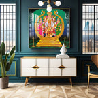 Lord Murugan Premium Acrylic Square Wall Art