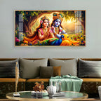 Garden of Radha’s Dreams Premium Acrylic Horizontal Wall Art