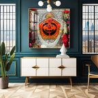 Salasar Balaji Maharaj Premium Acrylic Square Wall Art