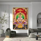Lord Ayyappa Premium Acrylic Vertical Wall Art