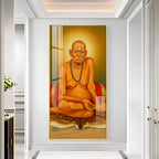 Swami Samarth Premium Acrylic Vertical Wall Art