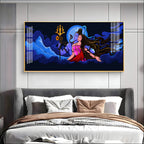 Shiv Shakti Premium Acrylic Horizontal Wall Art