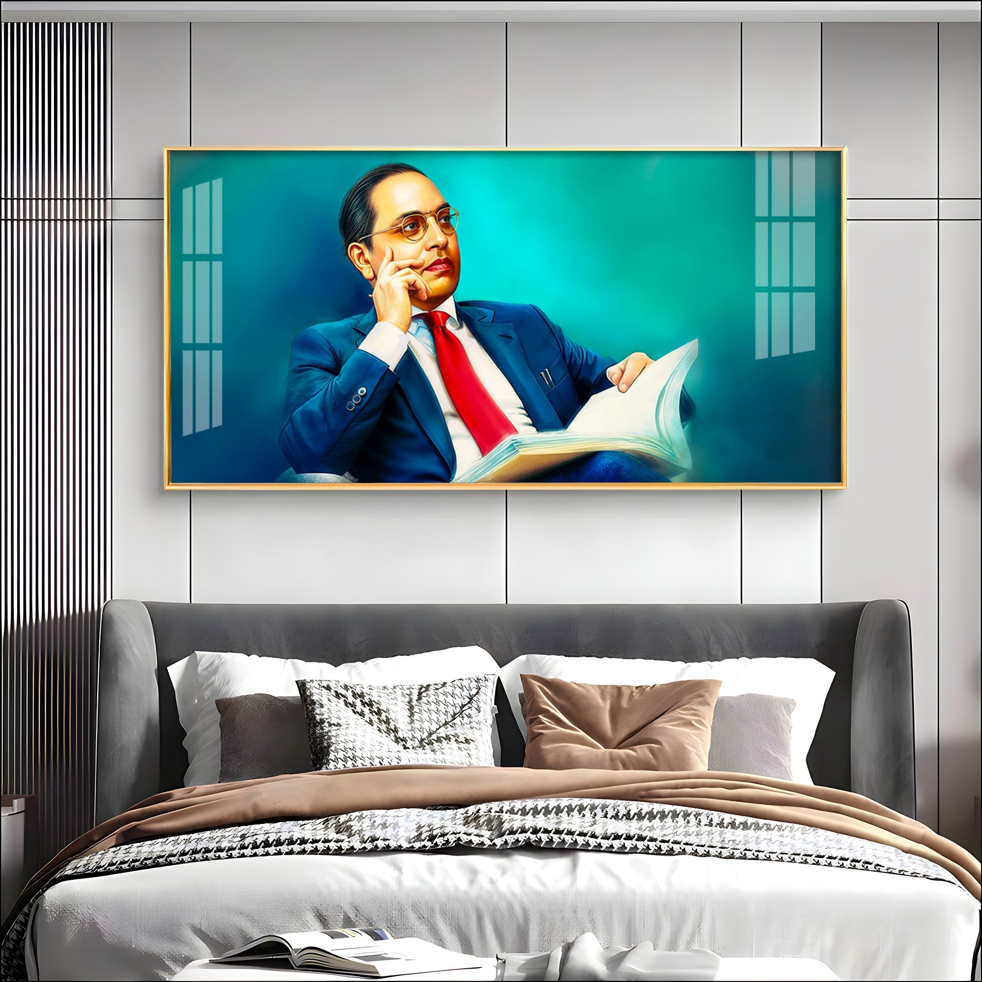 Bhimrao Ramji Ambedkar ji Premium Acrylic Horizontal Wall Art