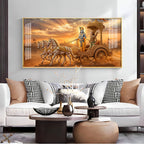 Shrimad Bhagavad Gita Premium Acrylic Horizontal Wall Art