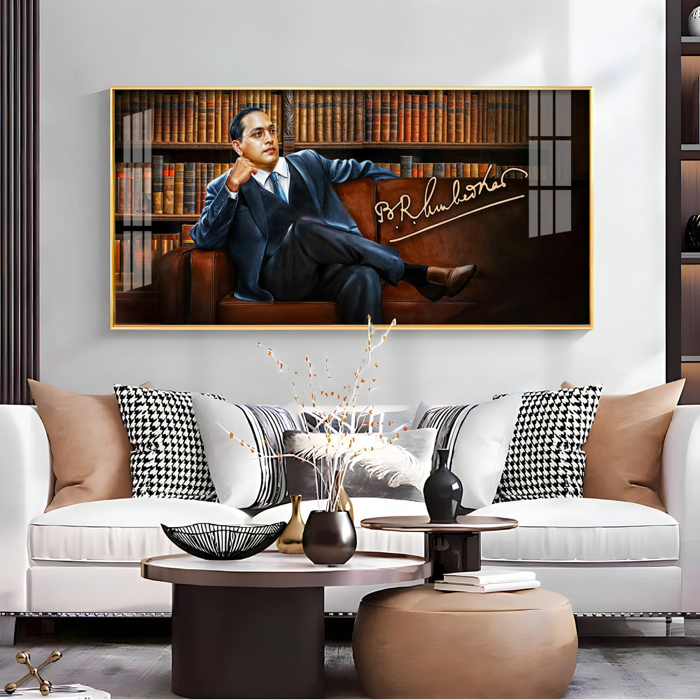 Bhimrao Ramji Ambedkar Premium Acrylic Horizontal Wall Art