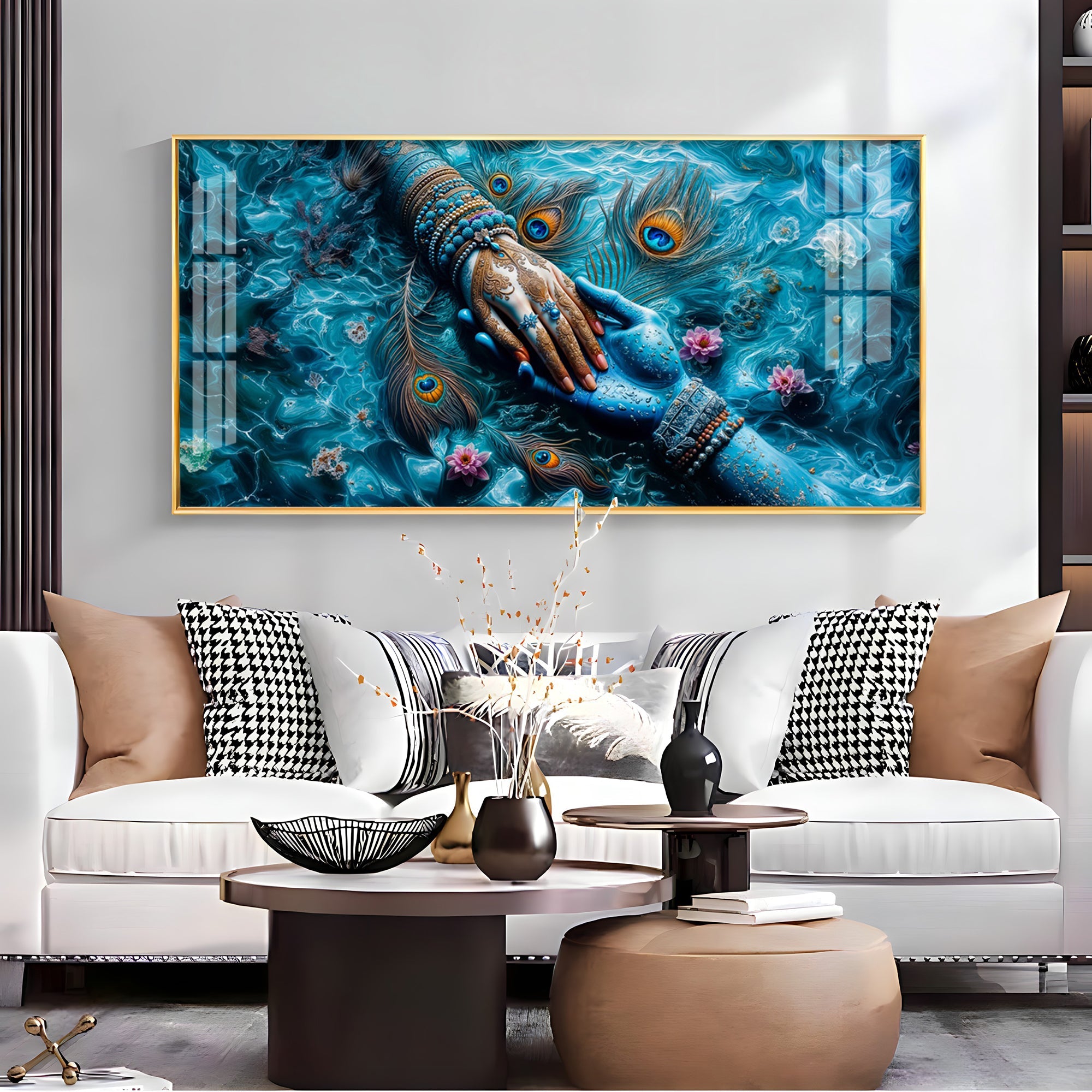 Radiant Hand Touch Premium Acrylic Horizontal Wall Art