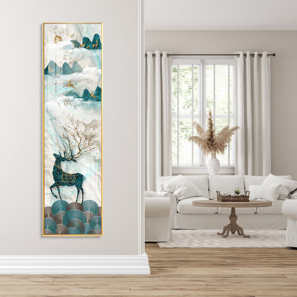 The Lucky Deer Premium Acrylic Vertical Wall Art