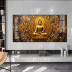 Radiant Buddha Premium Acrylic Horizontal Wall Art