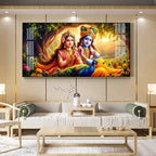 Garden of Radha’s Dreams Premium Acrylic Horizontal Wall Art