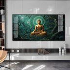 Buddha's Embrace Premium Acrylic Horizontal Wall Art