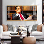 Dr. B.R. Ambedkar Portray Premium Acrylic Horizontal Wall Art