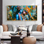 Shree Krishna Harmony Premium Acrylic Horizontal Wall Art