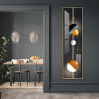 Circular Radiance Premium Acrylic Vertical Wall Art