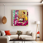 Teen Baand Dhaari Premium Acrylic Square Wall Art