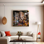 Karya Siddh Ganesh Premium Acrylic Square Wall Art