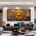 Radiant Buddha Premium Acrylic Horizontal Wall Art