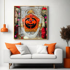 Salasar Balaji Maharaj Premium Acrylic Square Wall Art