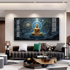 Celestial Buddha Premium Acrylic Horizontal Wall Art