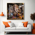Karya Siddh Ganesh Premium Acrylic Square Wall Art