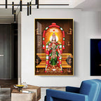 Goddess Meenakshi Amman Premium Acrylic Vertical Wall Art