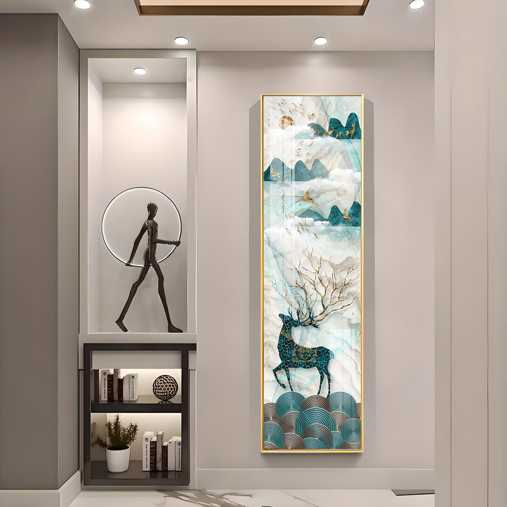 The Lucky Deer Premium Acrylic Vertical Wall Art