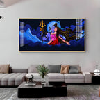 Shiv Shakti Premium Acrylic Horizontal Wall Art