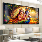 Garden of Radha’s Dreams Premium Acrylic Horizontal Wall Art