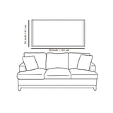 7 White Running Horses in The Sea With Sunrise Premium Acrylic Floating Wall Painting - Decor Smart